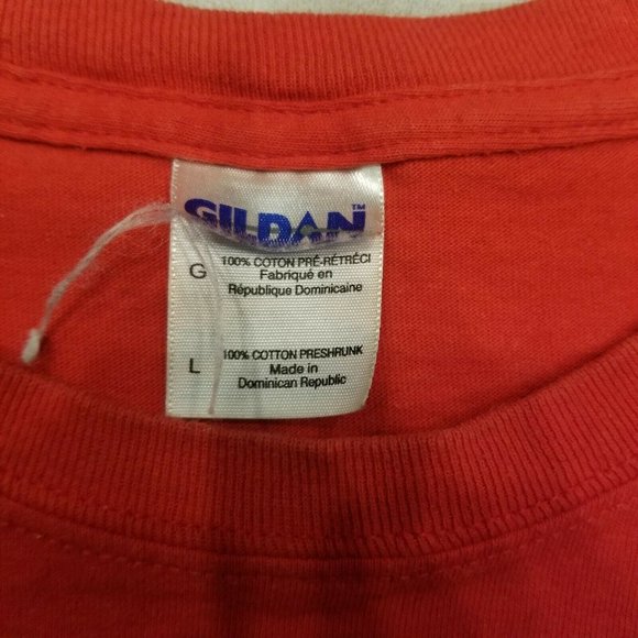 Hot Rocks Cafe Hell  Fire L Solid Red T shirt - Picture 4 of 6